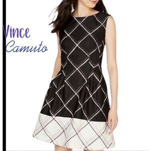 Vince Camuto Sleeveless black dress